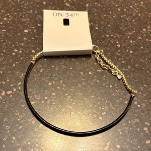 Gold and Black Necklace NWT